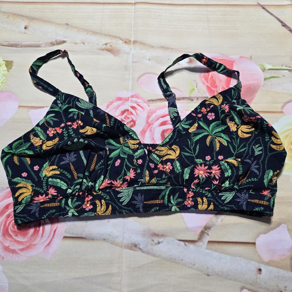 Old Navy Poplin banana bralette